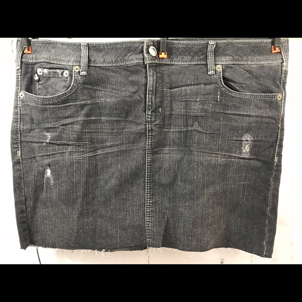 Torrid  18 “Source of Wisdom” denim mini skirt